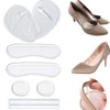 Shoe Insert Comfort Kit, Clear Heel Grips, Cushion Pads and