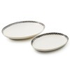 MACKENZIE-CHILDS Set of 2 Everyday Oval Platters, Dishwasher-Safe and Microwave-Safe,