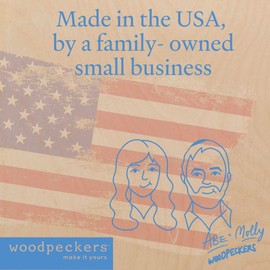 Wood Circles 8 inch, 1/2 inch Thick Cutouts, Pack of 25 Birch Unfinished Wood Circle Plaques for Crafts, by Woodpeckers