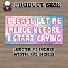 Please Let Me Merge Before I Start Crying | Bumper