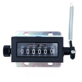 Tiardey Mechanical counter, 6-digit mechanical resettable manual hand pull counter for printing machines and printing machines
