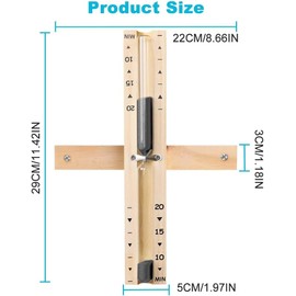 20 Min Sauna Sand Timer, 20 Minute Hourglass, Rotating Sauna Sand Clock, Wooden Sand Watch, Reloj De Arena, Hear Resistant Wood Hour Glass, Sandglass, SPA Room, Black