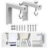 DOITOOL 2pcs Projector Screen Ceiling Mount Brackets Hanging Hooks for