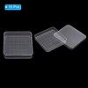 PATIKIL 100mm Plastic Petri Dishes with Cover, 10 Pcs Grid