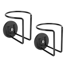 SHMZK 2PCS Magnetic Cup Holder, 304 Stainless Steel Cup Caddy Strong Magnet Mount Drink Holder, Heavy Duty Portable Bottle Holder for Tractor Refrigerator Treadmill Metal Surface
