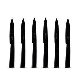 WD Lifestyle Set Of 6 Steak Knives (Black)