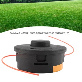Cabezal de tope de línea de nylon, Cabezal de tope de línea de nylon para STIHL FS55 FS70 FS80 FS90 FS100 FS120 partes de cortacésped Cabezal de tope de línea de nylon para STIHL FS55 FS70 FS80 FS90 F
