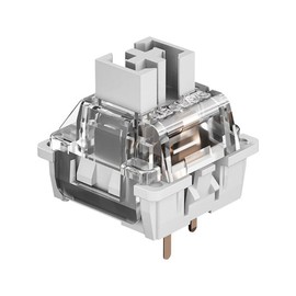 EPOMAKER LEOBOG Graywood V3 Switch Set, Linear Cearmy Switch, 40gf, 3 Pins Pre-lubed, 100 Pieces for Customizing Mechanical Keyboards