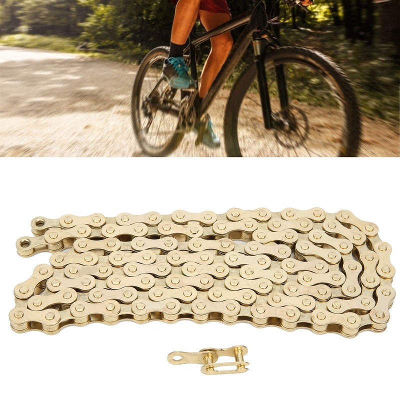 Alomejor Bicycle Chain with 116 Links 6/7/8 Speed High Strength