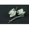 Tassen 2er Set Haarspangen Haarnadeln Miniblings Teetassen Tasse Cappuccino