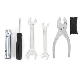 Nimomo Motorcycle Repair Tool Set Durable Engine Repair Screwdriver Pliers Tool Wrench Portable Spark Plugs Socket Set Universal