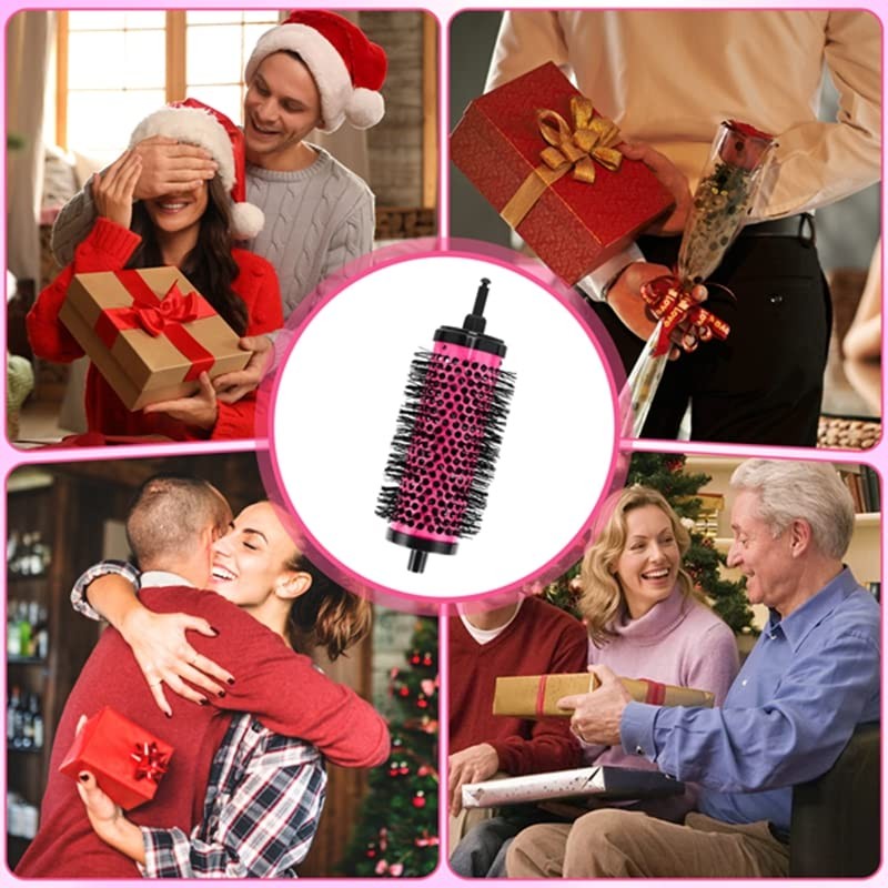 Clickinline 6pcs/set 3 Sizes Detachable Handle Hair Roller Brush with