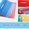 AUTUUCKEE 12 Pcs A4 Document Folder, Modern Plastic Folders with