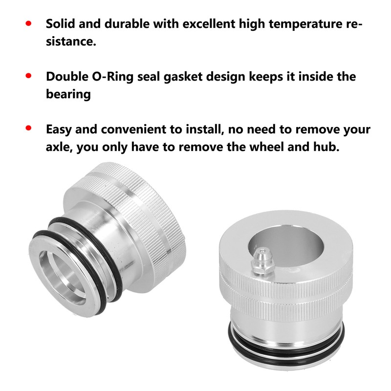 2pcs Front Rear Wheel Bearing Greaser Tools 40mm 35mm Replacement