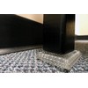 Shepherd Hardware 9083 1-7/8-Inch Square Spiked Furniture Cup, Clear Plastic,