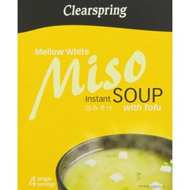 Clearspring l Mellow White Miso Soup + Tofu l 12 x 4 x 10g