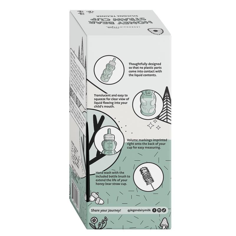 Honey Bear Straw Cup - Legendairy Milk - 8 oz