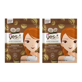 Yes To Coconut Ultra Hydrating Dry Skin DIY Powder to Clay Mask 1 Ct. (2 Pack)