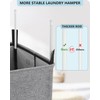 SOLEDI Laundry Hamper with Lid 100L Large & Tall Collapsible