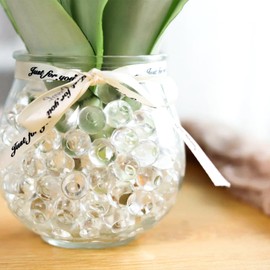 Clear Water Beads Set 100,000 Pcs & 20,000pcs Large Gel Balls, Water Beads for vases, Water Beads Kit for Decorating Homes Plants,Craft and Floating Candles