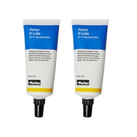 Parker O-Lube 884-2 O-Ring Lubricant – 2 oz Tube, Pack of 2 – Barium-Based Grease for Pneumatic & Hydraulic Seals