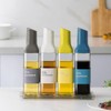 LIBFITH Ölflasche 500 ml Olivenöl Flasche Automatisches Öffnen für BBQ,