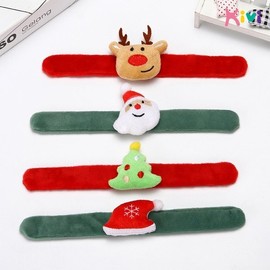(Kids Vision) Christmas One-Touch Wristband 10p / (키즈비전)크리스마스 원터치 손목밴드 10p
