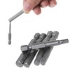 Bestgle 10Pcs 50mm Magnetic Inner Hexagon Head Screwdriver Bits Set