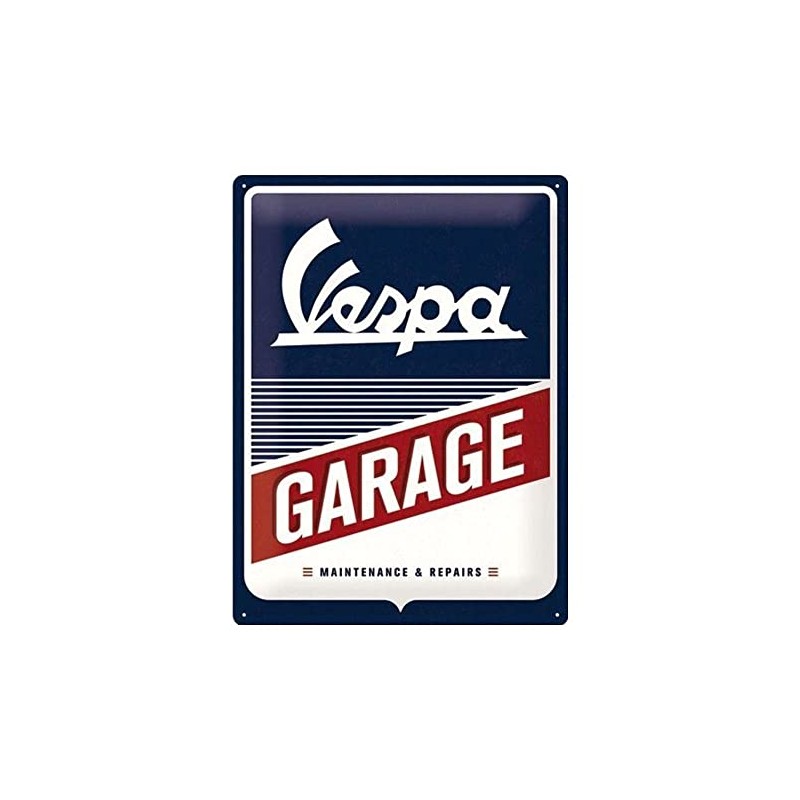 Nostalgic-Art Retro Blechschild, 15 x 20 cm, Vespa – Garage