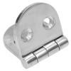 4PCS Door Hinge Silver 4 Holes 316 Stainless Steel Oval