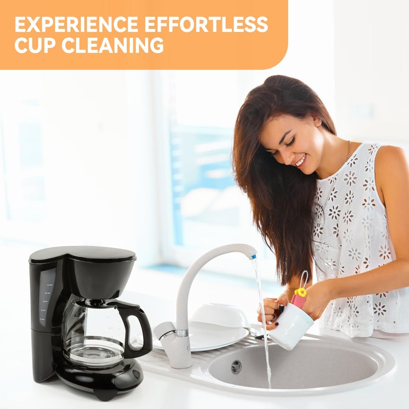 3 in 1 Cup Lid Gap Cleaning Brush Set, Multifunctional