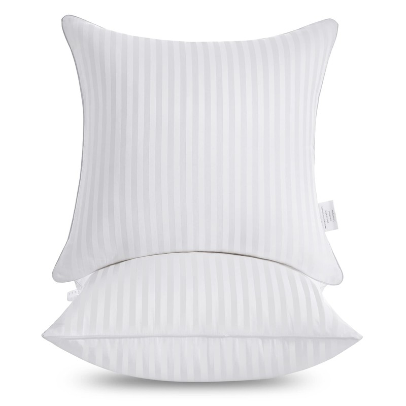 Oubonun 24 x 24 Throw Pillow Inserts, Firm and Fluffy