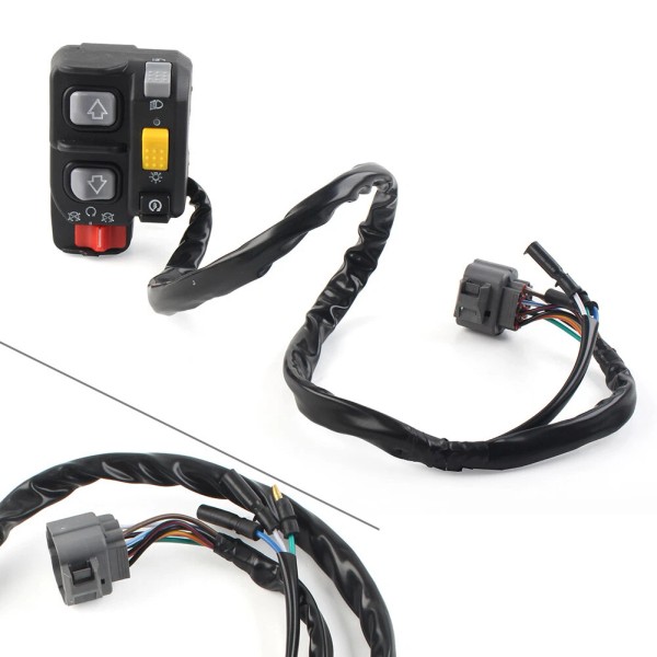 Unbranded Electric Shift Push Button Shifter Assembly For Honda ATV