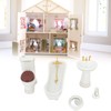 5 Pieces 1:12 Dollhouse Bathroom Set Cute Beautiful Porcelain Dollhouse