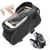 Bike Front Frame Bag Waterproof TPU Sensitive Touch Screen Top