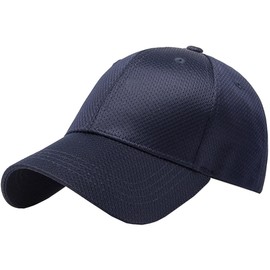 White Fang CA485 Cap, Plain, Hat, Mesh, Casual, Cool, Brim, navy