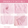 6 Pack Light Pink Cheesecloth Table Runner, 10Ft Boho Gauze