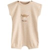 NEXT 100% Cotton Baby Romper, Neutral Hamish, 6-9 months