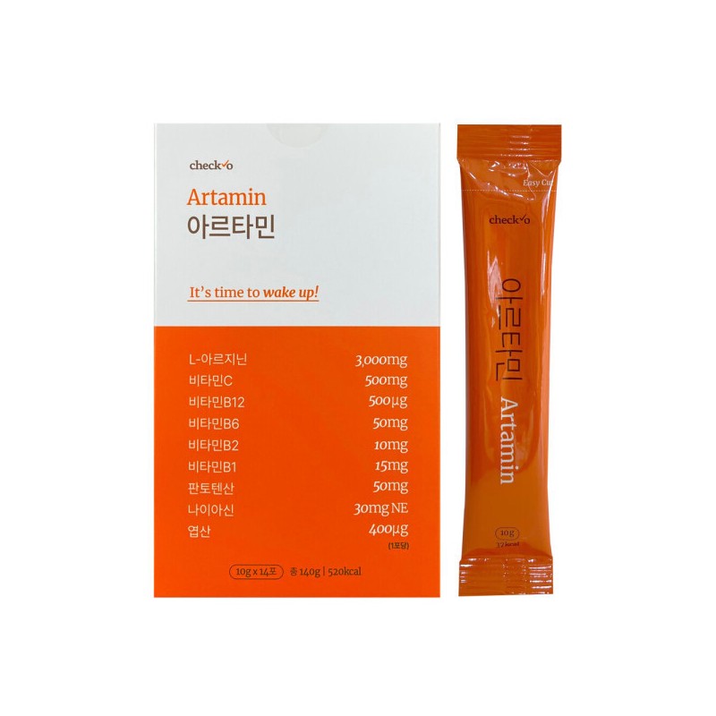 CheckO 체크오 아르타민 오리지널 자몽 10g x 14포 1개 /