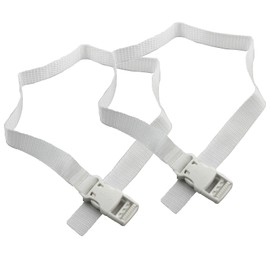 Toddler Tables Junior Seat Replacement Belt, White, Pack of 2