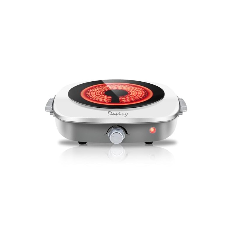Hot Plate, Electric Cooking Surface, Adjustable Temperature