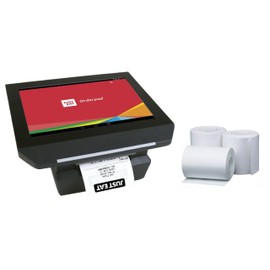 Replacement Receipt Paper for Just Eat Order Pad Terminal, 20 Rolls