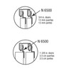 Prime-Line N 6500 Front Closet Door Roller with 1/4 In.