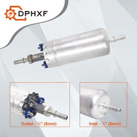 DPHXF Bomba de combustible externa eléctrica compatible con Ford F150 F250 F350 E150 E150 E250 E350 Lincoln Continental Mustang Ranger LTD Thunderbird, Mercury Marquis