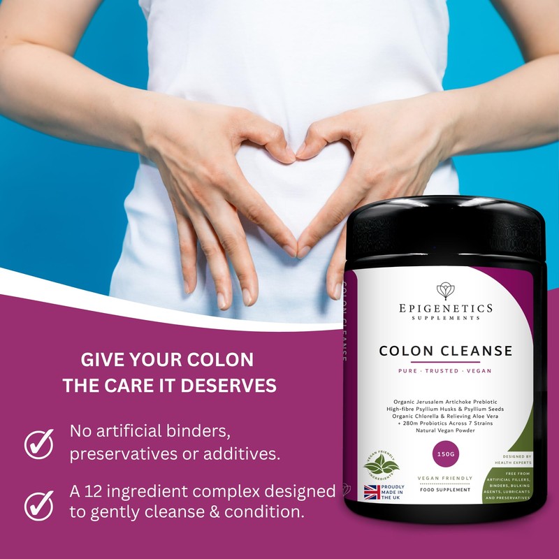 Colon Cleanse 150g (Jar) | Complete Gut Detox + Recolonizing