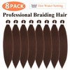 Braiding Hair 20 Inch 8 Packs Braiding Hair Pre Stretched