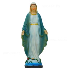 Miraculous Virgin 8 inch Tall Religious Figure Virgen Milagrosa Statue