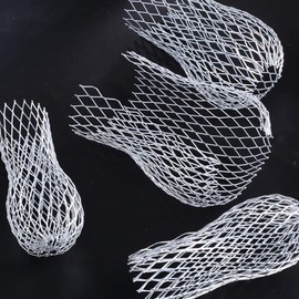 Gutter Downspout Guard, 4PCS Aluminum Down Pipe Filter Mesh Gutter Guards Expandable Leaf Strainer Gutter Screen Covers Down Pipe Protectors