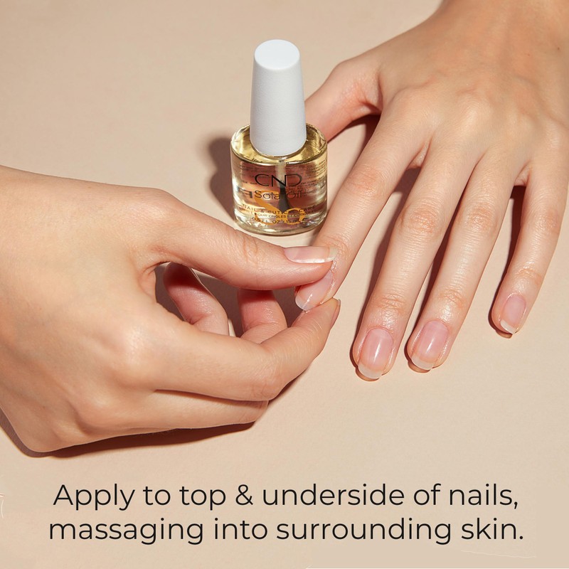 CND Cuticle Couple, SolarOil + Cuticle Eraser, Natural Blend Oils,