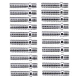 Kit with Extended Wheel Bolts 20 Pieces 50 mm Conversion of Bolts with Extended Wheels 12 x 1.5 to 12 x 1.5 Screw Adapter Suitable for A4 1998-2008
